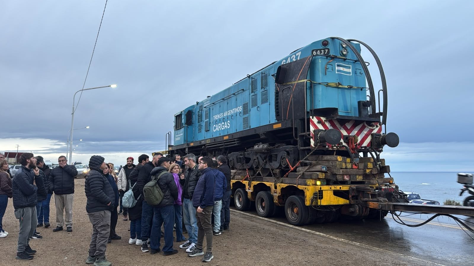 “Hay que garantizar la seguridad operacional”: el operativo para llevar la locomotora a Jaramillo