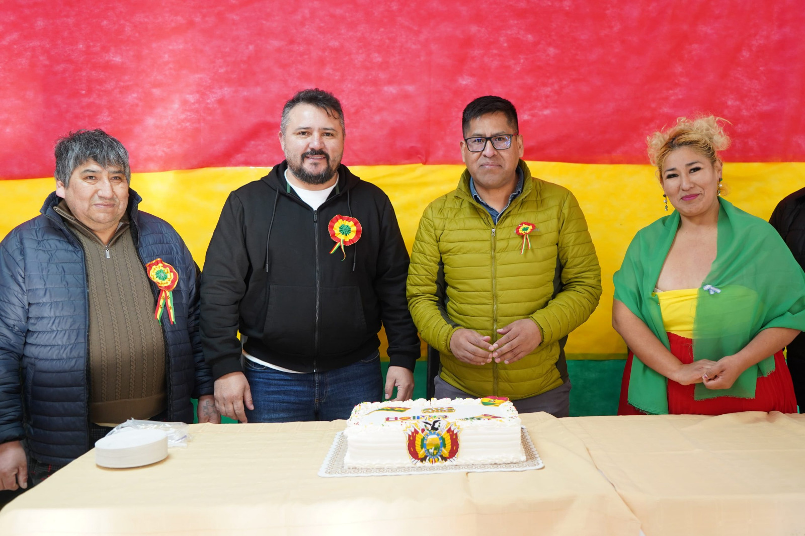 Caleta Olivia acompañó a la comunidad boliviana en el aniversario de su Independencia